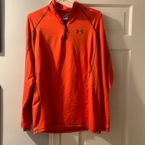 Orange Under Armour 1//4 Zip
